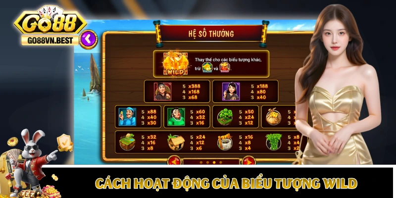 Cách hoạt động của biểu tượng Wild trong game