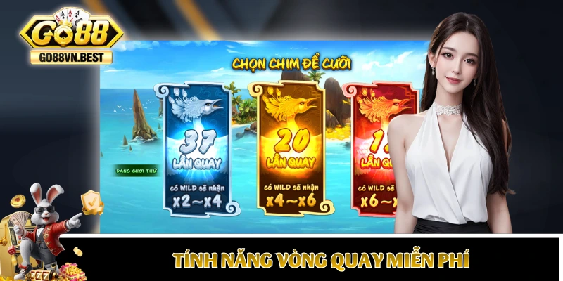 Tính năng vòng quay miễn phí của Ăn Khế Trả Vàng