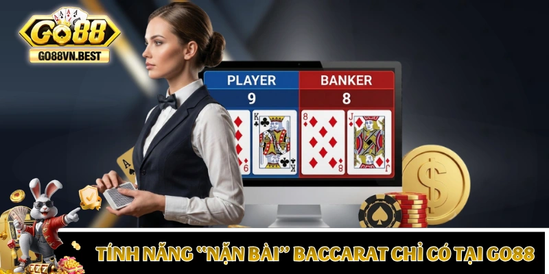 Tính năng “nặn bài” trong Baccarat chỉ có tại GO88