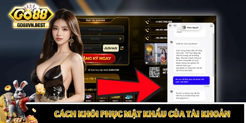 Hướng dẫn cách khôi phục mật khẩu của tài khoản