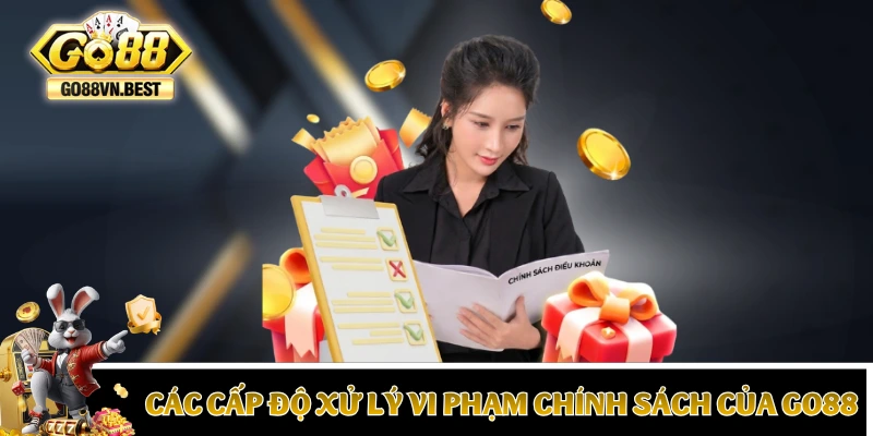 Các cấp độ xử lý vi phạm chính sách của GO88