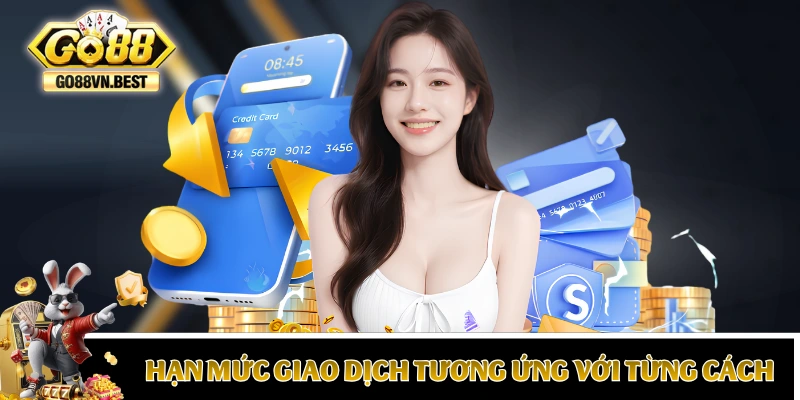 Các hạn mức giao dịch tương ứng với từng cách
