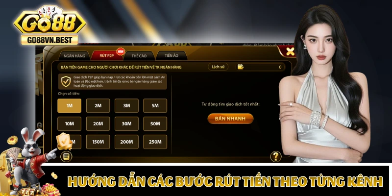 Hướng dẫn các bước chuyển vốn theo từng kênh