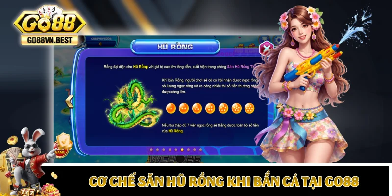 Cơ chế săn Hũ Rồng khi bắn cá tại GO88